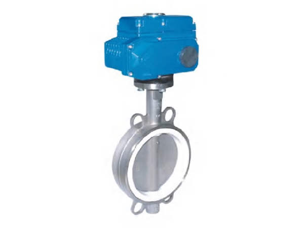 电动对夹式软密封蝶阀